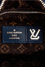 FWRD Renew Louis Vuitton Pillow Speedy Bandouliere 25 Bag in Blue, view 6, click to view large image.