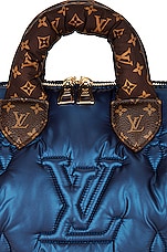 FWRD Renew Louis Vuitton Pillow Speedy Bandouliere 25 Bag in Blue, view 7, click to view large image.
