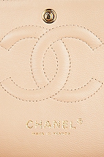 FWRD Renew Chanel 2012 Quilted Caviar Classic Double Flap Bag in Beige, view 7, click to view large image.