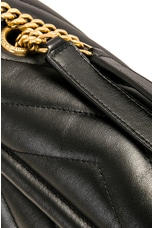 FWRD Renew Saint Laurent Medium Loulou Chain Bag in Noir, view 7, click to view large image.