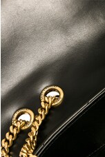 FWRD Renew Saint Laurent Medium Loulou Chain Bag in Noir, view 8, click to view large image.