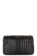 FWRD Renew Chanel Small Mademoiselle Half Flap Shoulder Bag in Black, view 2, click to view large image.