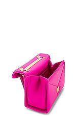 FWRD Renew Valentino Garavani Mini One Stud Top Handle Bag in Pink, view 4, click to view large image.