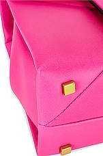 FWRD Renew Valentino Garavani Mini One Stud Top Handle Bag in Pink, view 7, click to view large image.