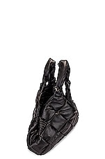 FWRD Renew Bottega Veneta Large Intreccio Soft Supple Bag in Black, view 4, click to view large image.