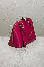 FWRD Renew Louis Vuitton Alma BB Handbag in Pink, view 4, click to view large image.