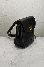 FWRD Renew Chanel Vintage Caviar Triple CC Backpack in Black, view 4, click to view large image.
