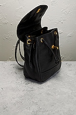FWRD Renew Chanel Vintage Caviar Triple CC Backpack in Black, view 5, click to view large image.