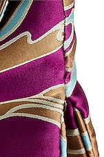 FWRD Renew Fendi Satin Psychedelic Print Baguette Shoulder Bag in Multicolor, view 10, click to view large image.