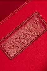 FWRD Renew Chanel Medium Single Flap Bag in Pink & Red, view 6, click to view large image.