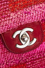 FWRD Renew Chanel Medium Single Flap Bag in Pink & Red, view 7, click to view large image.