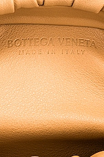 FWRD Renew Bottega Veneta Teen Chain Pouch Shoulder Bag in Almond & Gold, view 6, click to view large image.