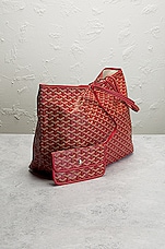 FWRD Renew Goyard Saint Louis GM Tote Bag in Red, view 4, click to view large image.