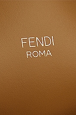 FWRD Renew Fendi Calfskin Way Tote Bag in Brown, view 6, click to view large image.
