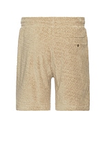 Frescobol Carioca Augusto Copacabana Jacquard Shorts in Truffle, view 2, click to view large image.