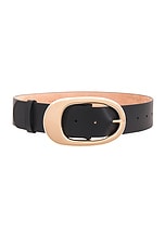 Gabriela Hearst Lozewce Belt in Black, view 1, click to view large image.