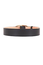 Gabriela Hearst Lozewce Belt in Black, view 2, click to view large image.