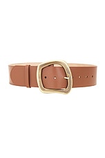 Gabriela Hearst Simone Belt in Cognac, view 1, click to view large image.