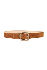 Gabriela Hearst Simone Belt in Brown, view 1, click to view large image.