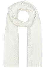 Gabriela Hearst Nolte Scarf in Ivory, view 1, click to view large image.