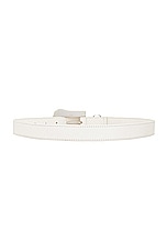 Gabriela Hearst Austine Belt in Ivory, view 2, click to view large image.