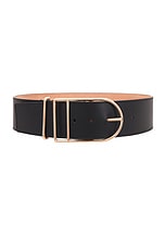 Gabriela Hearst Large Ulster Belt in Black, view 1, click to view large image.