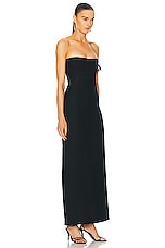Gabriela Hearst Anica Dress in Black, view 2, click to view large image.