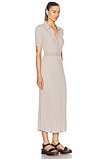Gabriela Hearst Amor Dress in Oatmeal, view 2, click to view large image.