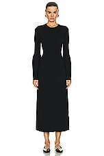 Gabriela Hearst Palanco Dress in Black, view 1, click to view large image.