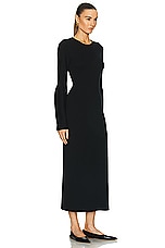 Gabriela Hearst Palanco Dress in Black, view 2, click to view large image.