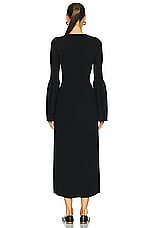 Gabriela Hearst Palanco Dress in Black, view 3, click to view large image.