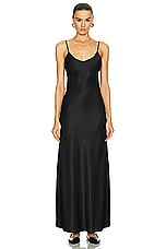 Gabriela Hearst Ainsley Dress in Black, view 2, click to view large image.