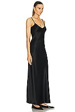 Gabriela Hearst Ainsley Dress in Black, view 3, click to view large image.