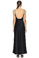 Gabriela Hearst Ainsley Dress in Black, view 4, click to view large image.