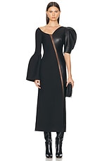 Gabriela Hearst Merlin Dress in Black, view 1, click to view large image.