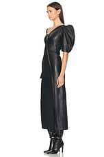 Gabriela Hearst Merlin Dress in Black, view 3, click to view large image.