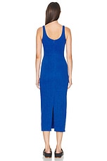 Gabriela Hearst Girard Dress in Saphire, view 3, click to view large image.