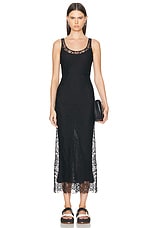 Gabriela Hearst Polus Dress in Black, view 1, click to view large image.