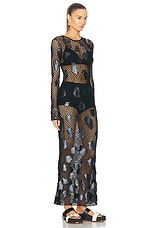 Gabriela Hearst Romeo Dress in Black, view 2, click to view large image.