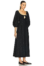 Gabriela Hearst Madyn Dress in Black, view 2, click to view large image.