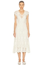 Gabriela Hearst Waldman Dress in Ivory, view 1, click to view large image.
