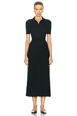 Gabriela Hearst Amor Dress in Black, view 1, click to view large image.