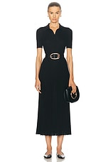 Gabriela Hearst Amor Dress in Black, view 4, click to view large image.
