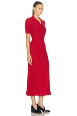 Gabriela Hearst Amor Dress in Scarlet Red, view 2, click to view large image.