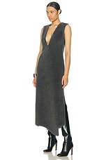 Gabriela Hearst Orstone Dress in Dark Grey, view 1, click to view large image.