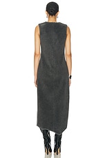 Gabriela Hearst Orstone Dress in Dark Grey, view 4, click to view large image.