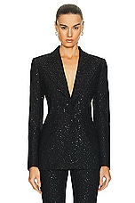 Gabriela Hearst Leiva Blazer in Black, view 1, click to view large image.