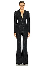 Gabriela Hearst Leiva Blazer in Black, view 4, click to view large image.