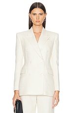Gabriela Hearst Gavin Blazer in Ivory, view 1, click to view large image.