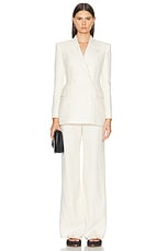 Gabriela Hearst Gavin Blazer in Ivory, view 4, click to view large image.
